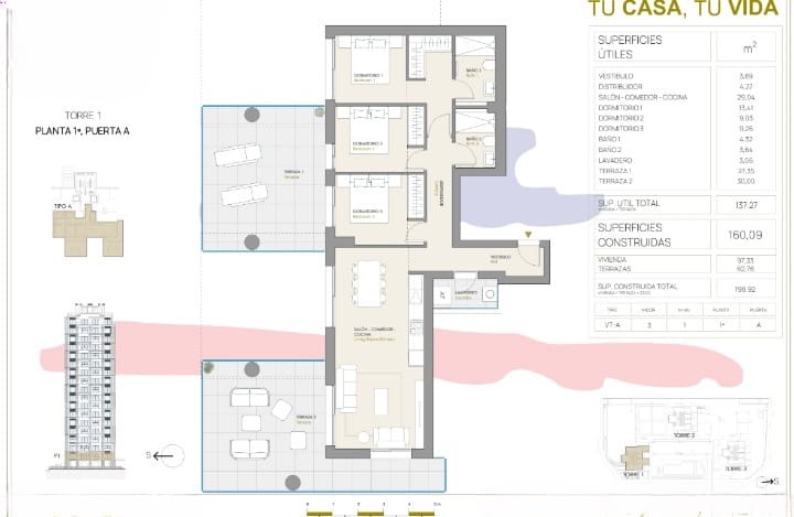 3 bedroom Apartment for sale in Calpe / Calp with pool garage - € 490,000 (Ref: 9661637)