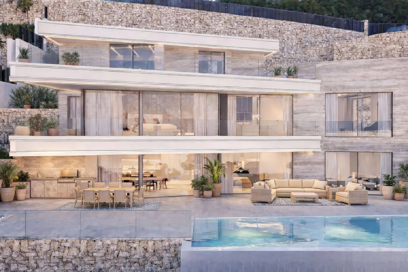 4 camera da letto Villa in vendita in Benissa con piscina garage - 2.950.000 € (Rif: 9721379)