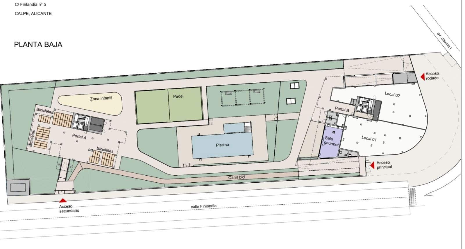 3 slaapkamer Penthouse te koop in Calpe / Calp met zwembad garage - € 694.000 (Ref: 9721382)