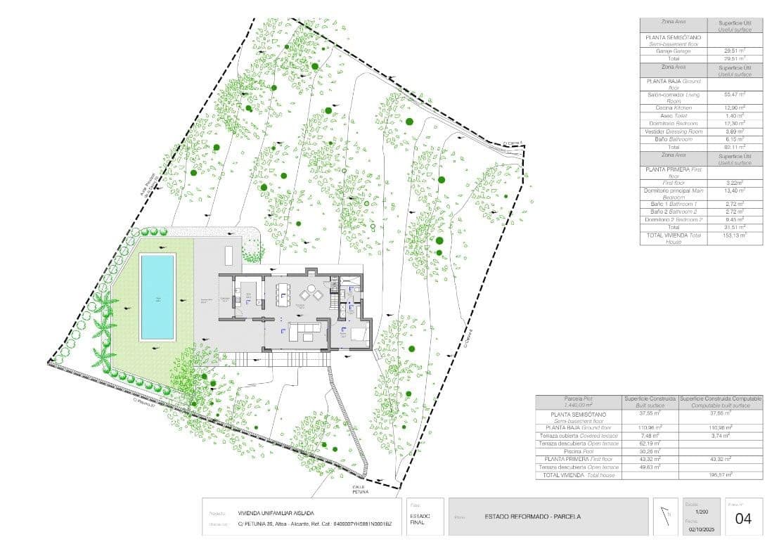 3 sypialnia Willa na sprzedaż w Altea la Vella z basenem garażem - 649 000 € (Ref: 9751658)