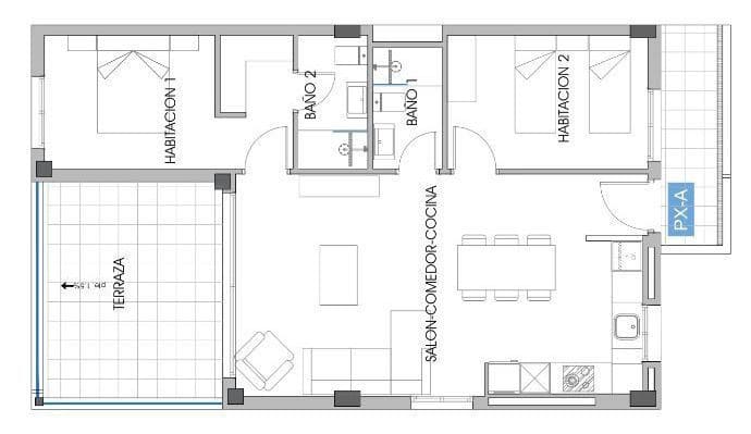 2 quarto Apartamento para venda em La Villajoyosa / Vila Joiosa com piscina garagem - 349 000 € (Ref: 9758580)