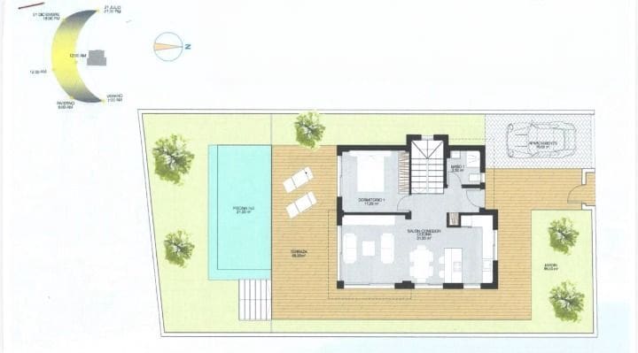3 makuuhuone Huvila myytävänä paikassa Finestrat mukana uima-altaan 
autotalli - 725 000 € (Ref: 9947340)