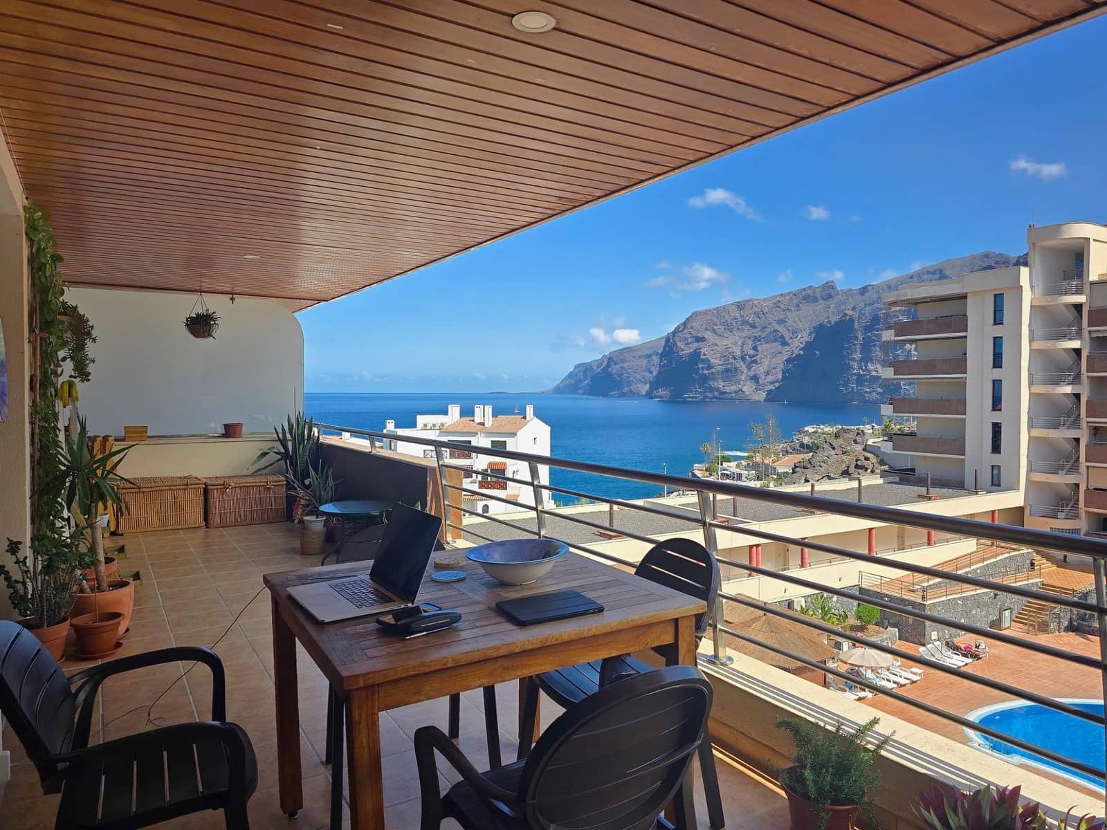 1 chambre Appartement à vendre à Los Gigantes avec piscine garage - 450 000 € (Ref: 10024200)