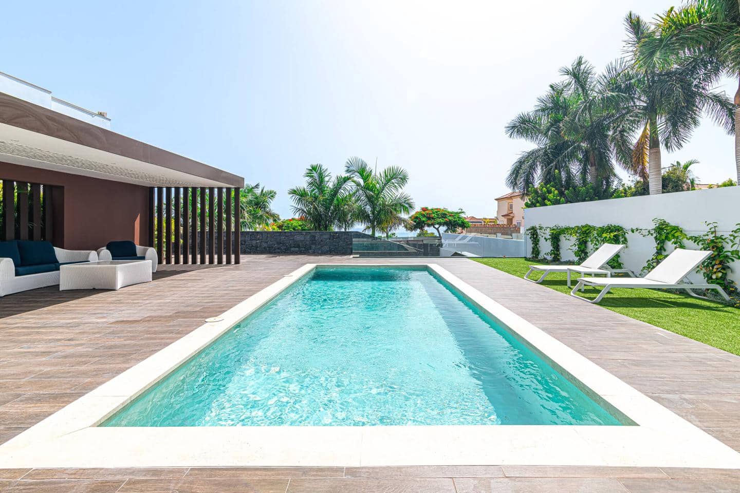 5 sypialnia Willa na sprzedaż w Costa Adeje z basenem garażem - 2 390 000 € (Ref: 8543340)