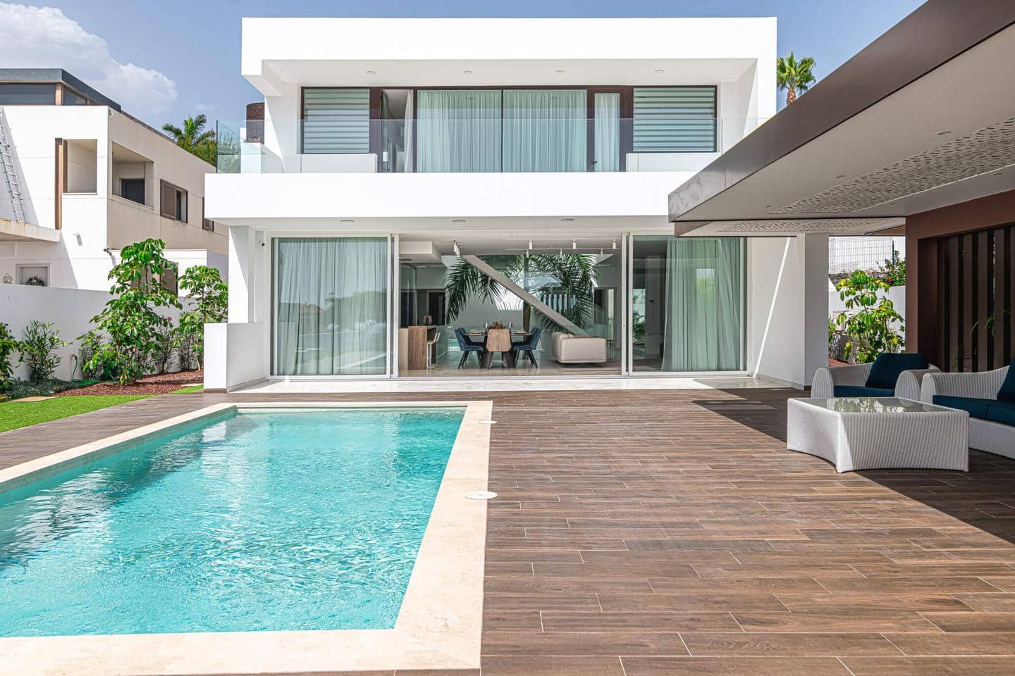 5 sypialnia Willa na sprzedaż w Costa Adeje z basenem garażem - 2 390 000 € (Ref: 8543340)