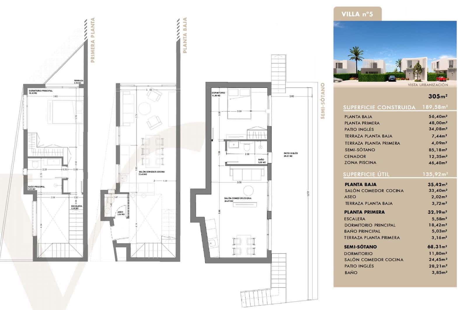 2 sovrum Villa till salu i Playa de San Juan - 595 000 € (Ref: 8147507)