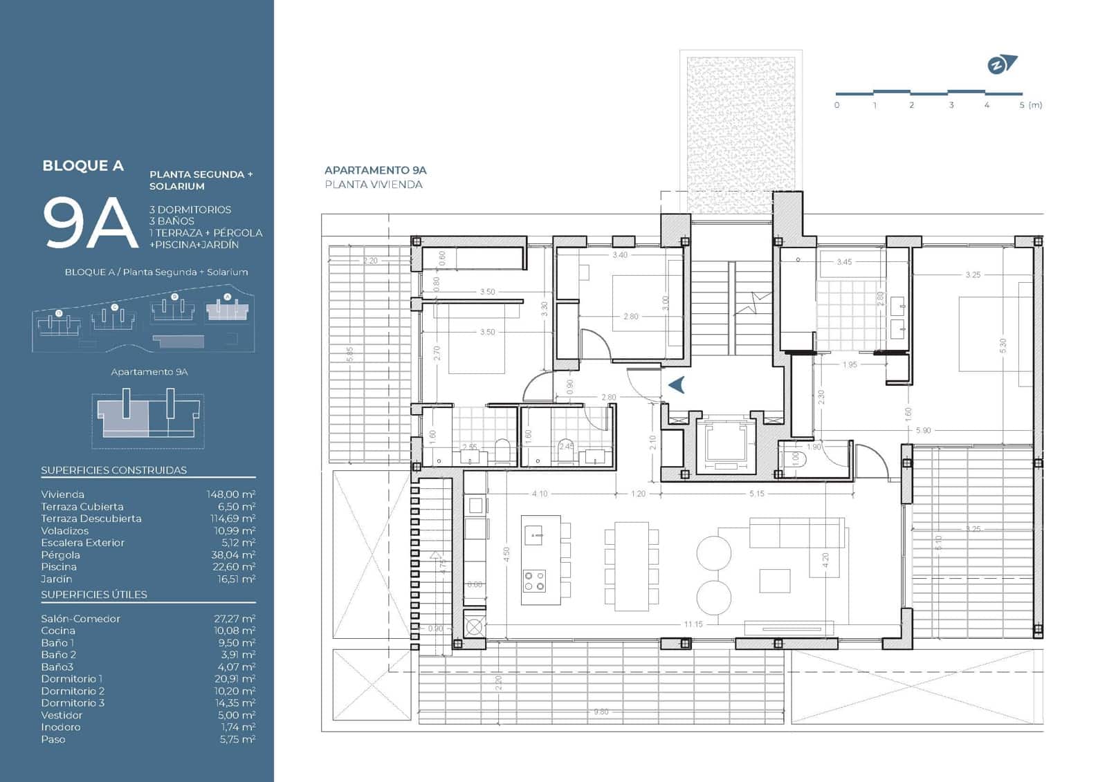 3 sypialnia Apartament na sprzedaż w La Nucia z garażem - 978 000 € (Ref: 8165262)