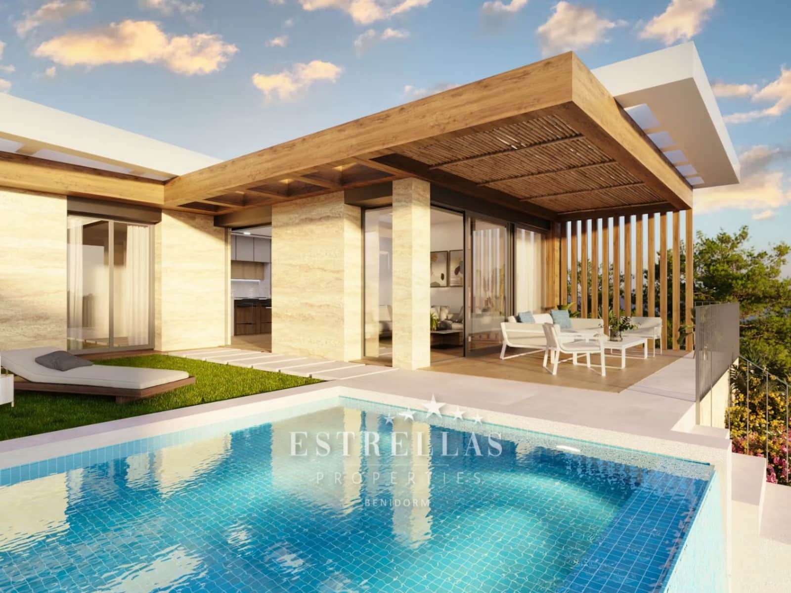 2 soverom Villa til salgs i Polop med svømmebasseng garasje - € 373 000 (Ref: 8200500)