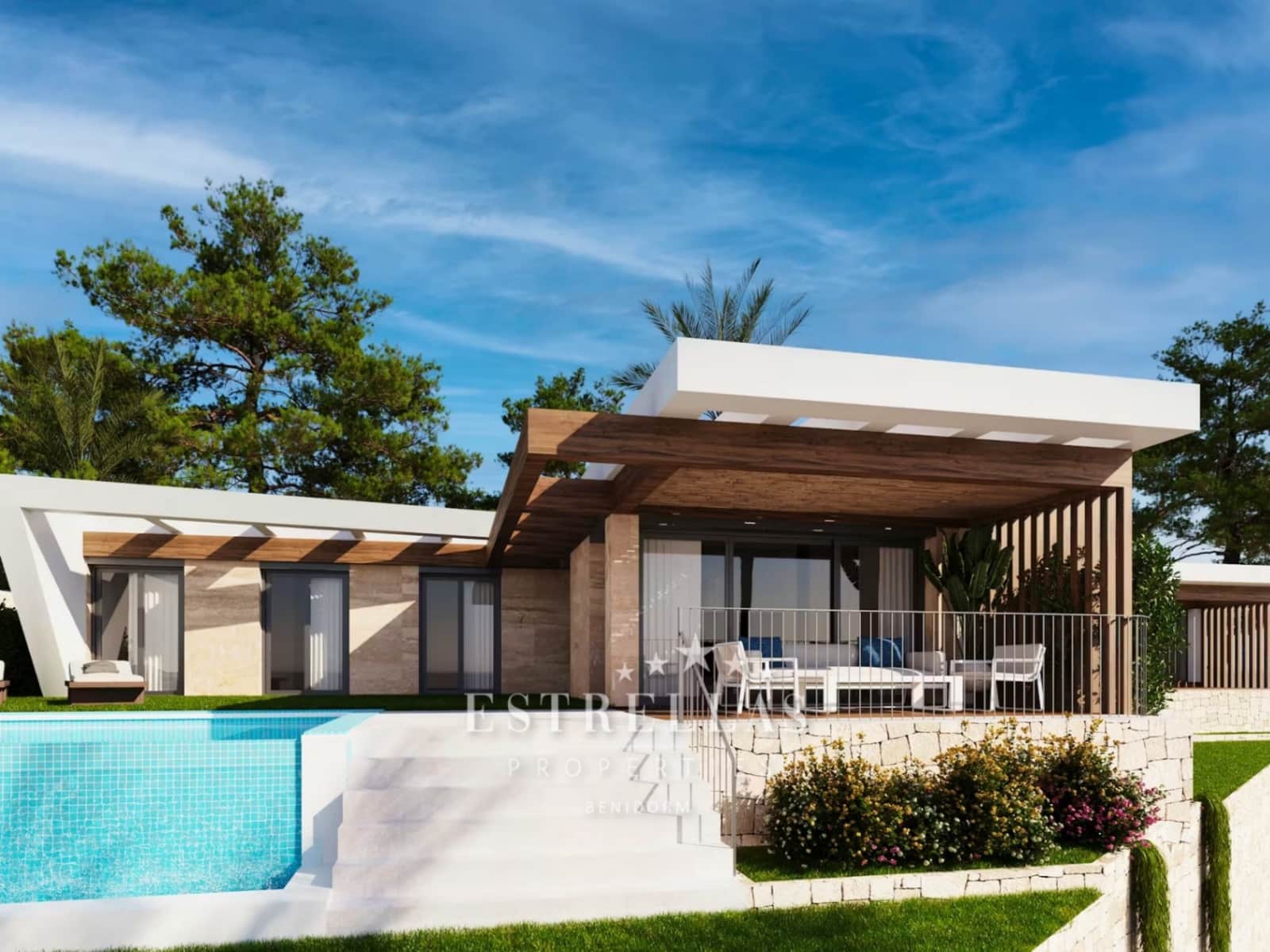 2 soverom Villa til salgs i Polop med svømmebasseng garasje - € 373 000 (Ref: 8200500)