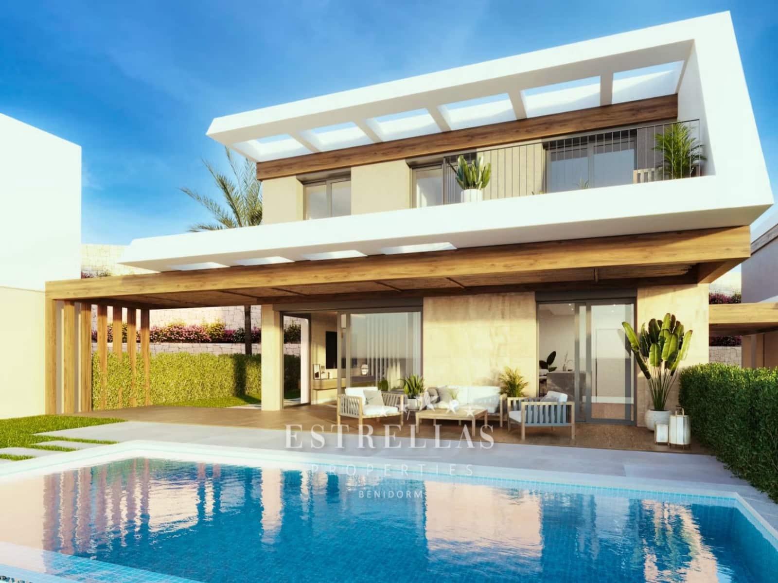 2 soverom Villa til salgs i Polop med svømmebasseng garasje - € 373 000 (Ref: 8200500)