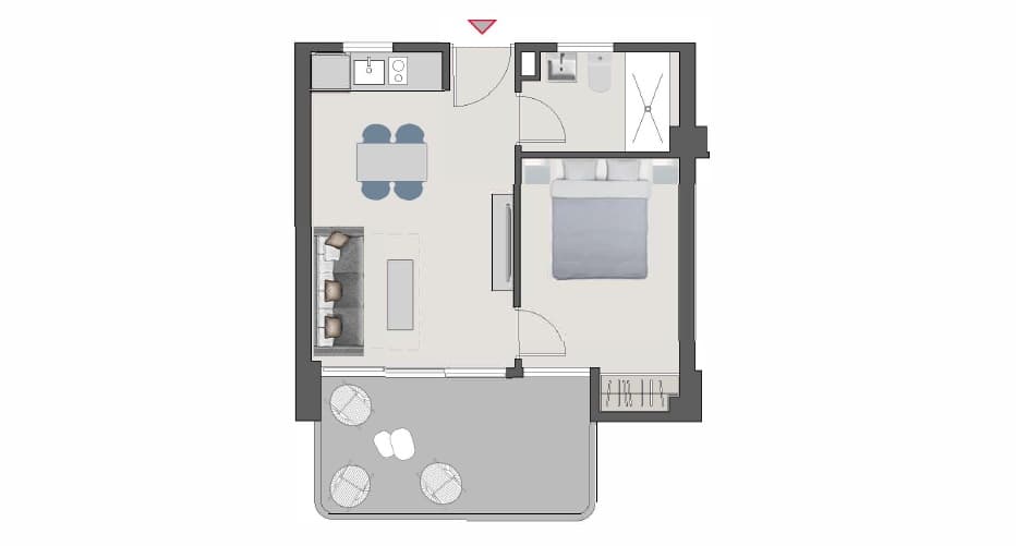 1 soveværelse Lejlighed til salg i Benidorm med swimmingpool garage - € 183.000 (Ref: 8513945)