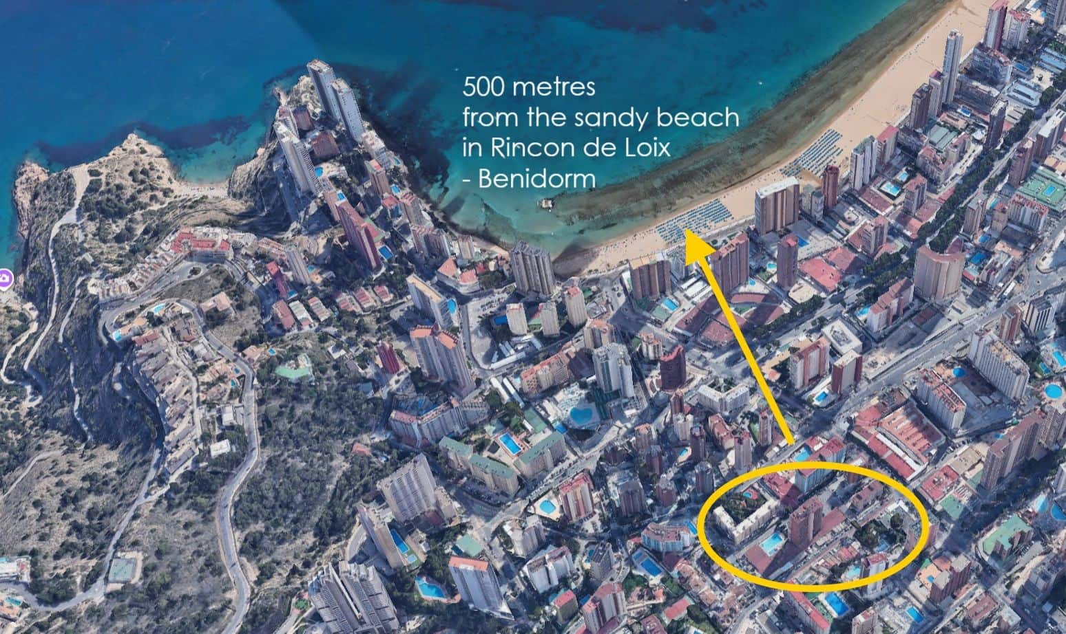 1 soverom Leilighet til salgs i Benidorm med svømmebasseng garasje - € 189 000 (Ref: 9067500)