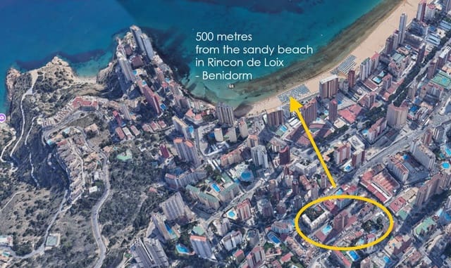 1 soverom Leilighet til salgs i Benidorm med svømmebasseng garasje - € 189 000 (Ref: 9067500)