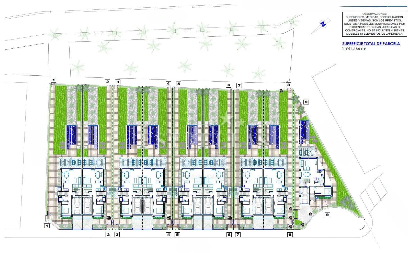 3 soverom Villa til salgs i Los Alcazares med svømmebasseng garasje - € 995 000 (Ref: 9068028)