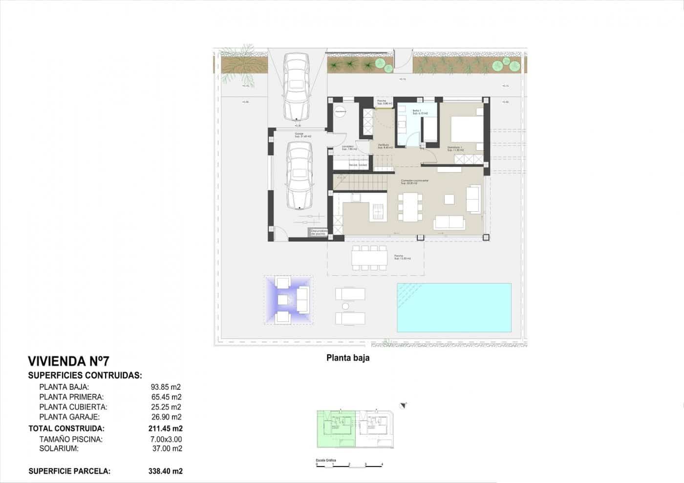 3 soverom Villa til salgs i Pilar de la Horadada med svømmebasseng - € 1 795 000 (Ref: 9068227)