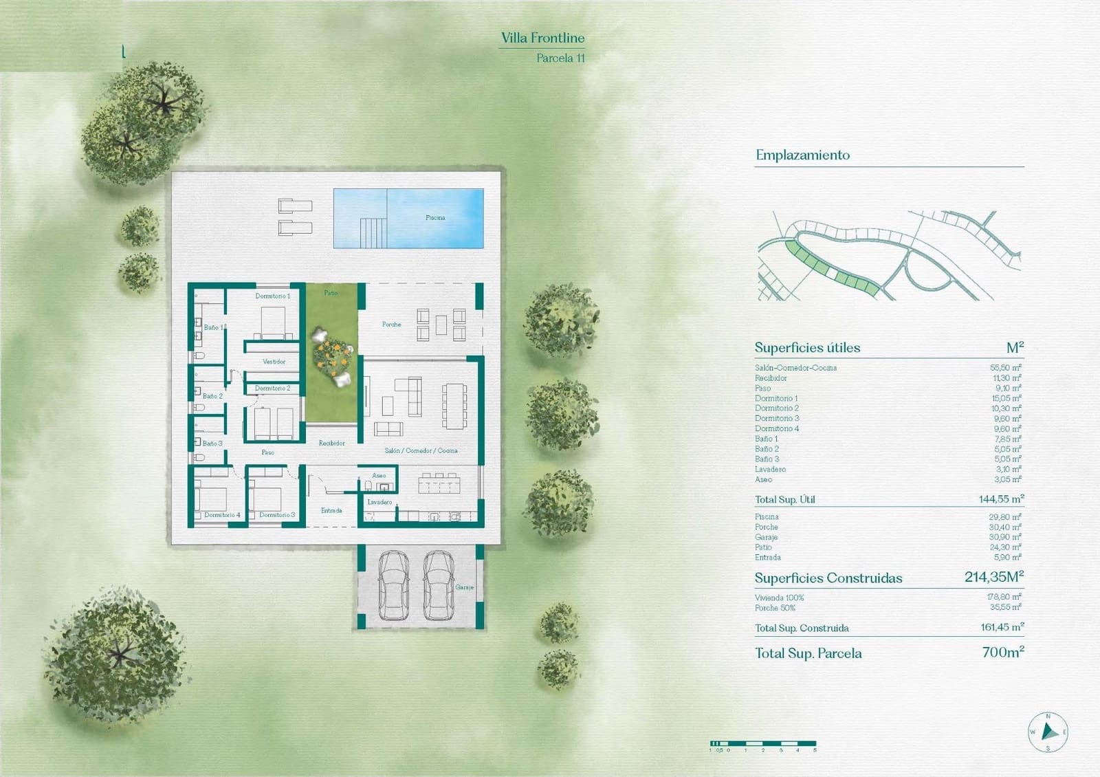 4 sypialnia Willa na sprzedaż w Fuente Alamo de Murcia z basenem - 552 000 € (Ref: 9131417)