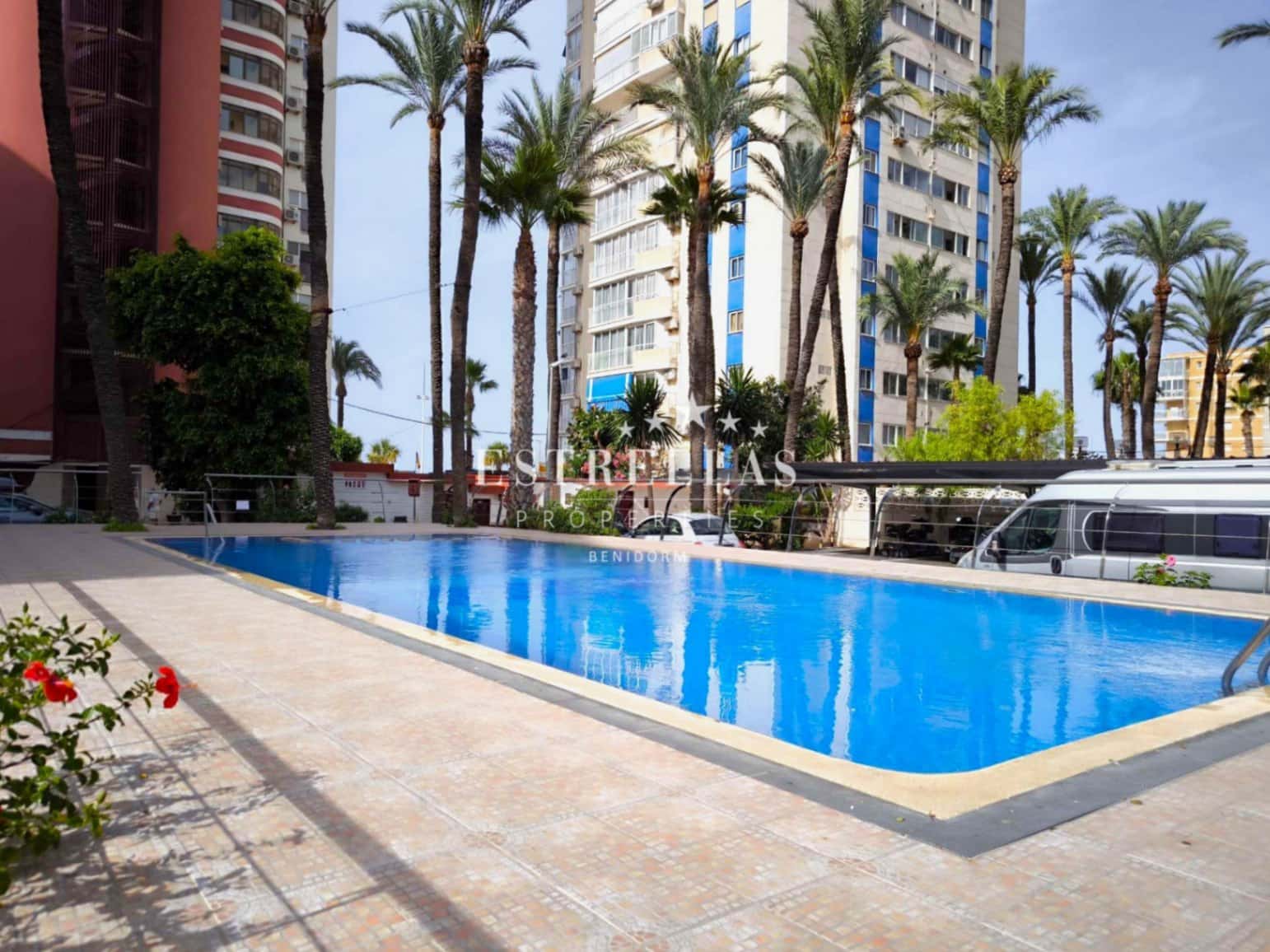 1 soveværelse Lejlighed til salg i Benidorm med swimmingpool garage - € 269.000 (Ref: 9191416)