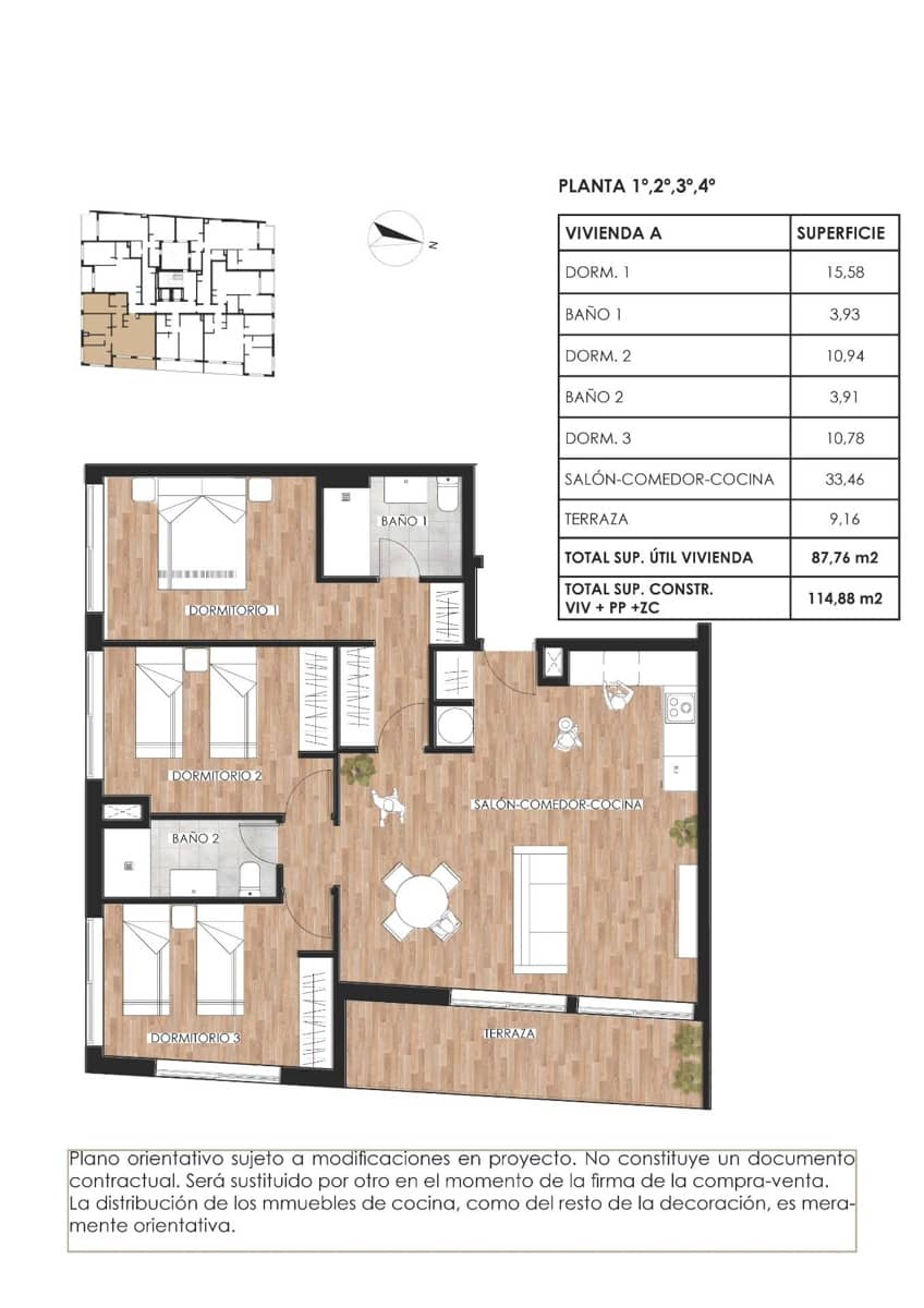 3 chambre Appartement à vendre à Torrevieja avec piscine - 295 000 € (Ref: 9421729)
