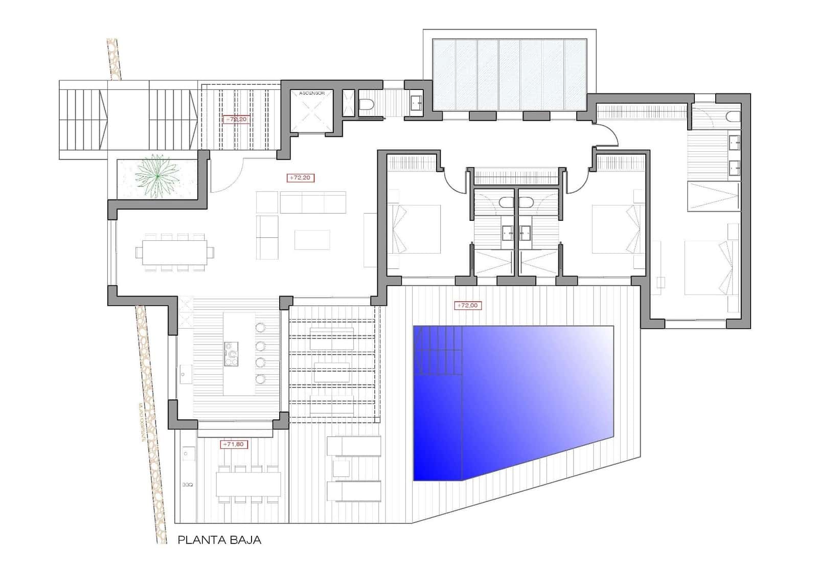 3 sypialnia Willa na sprzedaż w Javea / Xabia z basenem - 2 050 000 € (Ref: 9449825)