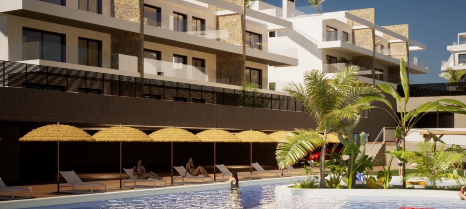 2 bedroom Apartment for sale in Finestrat with pool - € 345,000 (Ref: 9493247)