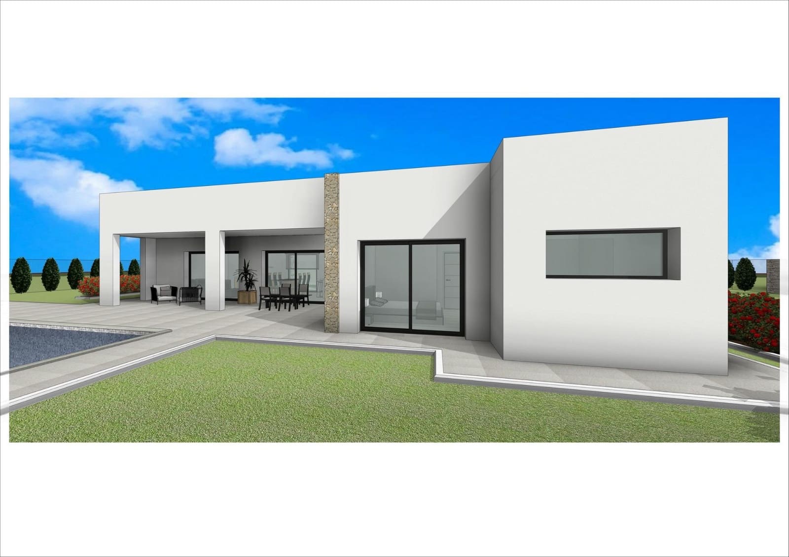 3 bedroom Villa for sale in Aspe with pool - € 444,000 (Ref: 9493618)