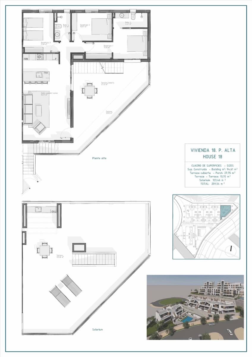 3 sypialnia Bungalow na sprzedaż w Vera z basenem - 349 900 € (Ref: 9493633)