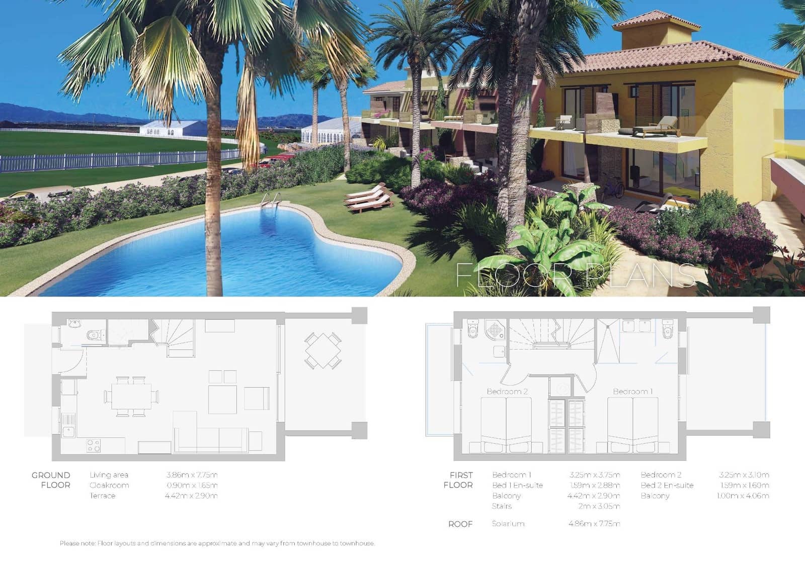 2 bedroom Bungalow for sale in Cuevas del Almanzora with pool - € 290,000 (Ref: 9493799)