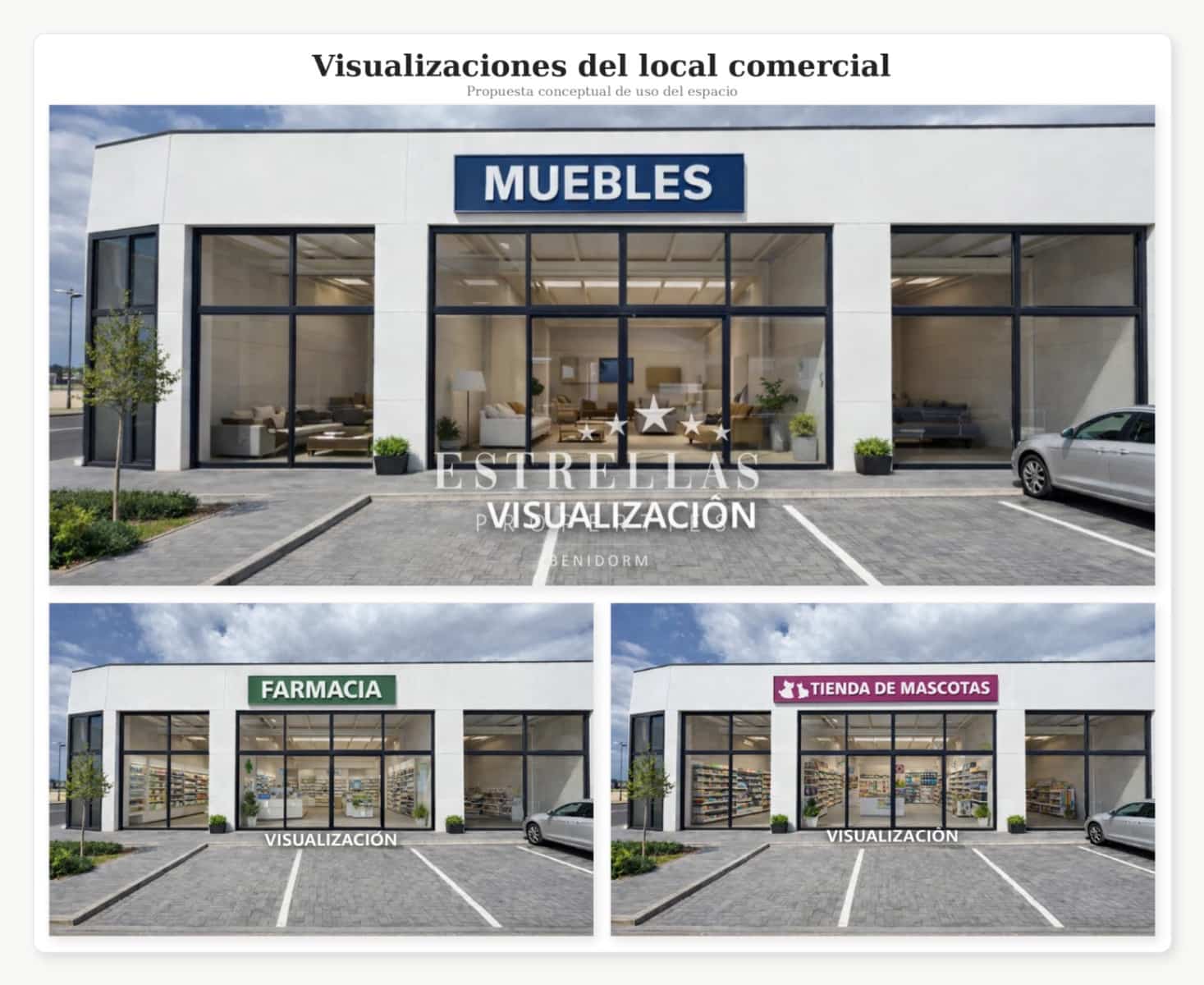 Commercieel te huur in La Villajoyosa / Vila Joiosa met garage - € 3.000 (Ref: 9665413)