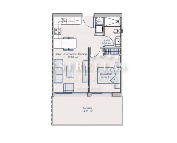 1 camera da letto Appartamento in vendita in Golf Bahía, Finestrat con piscina garage - 269.000 € (Rif: 9679219)