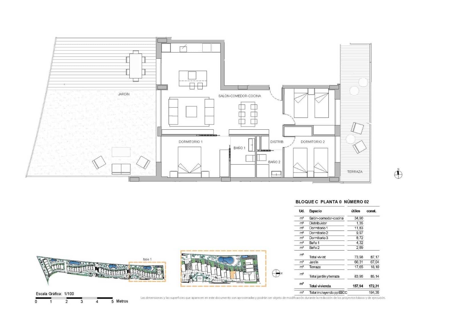 Apartamento de 3 habitaciones en La Nucia en venta con piscina - 441.500 € (Ref: 9807008)