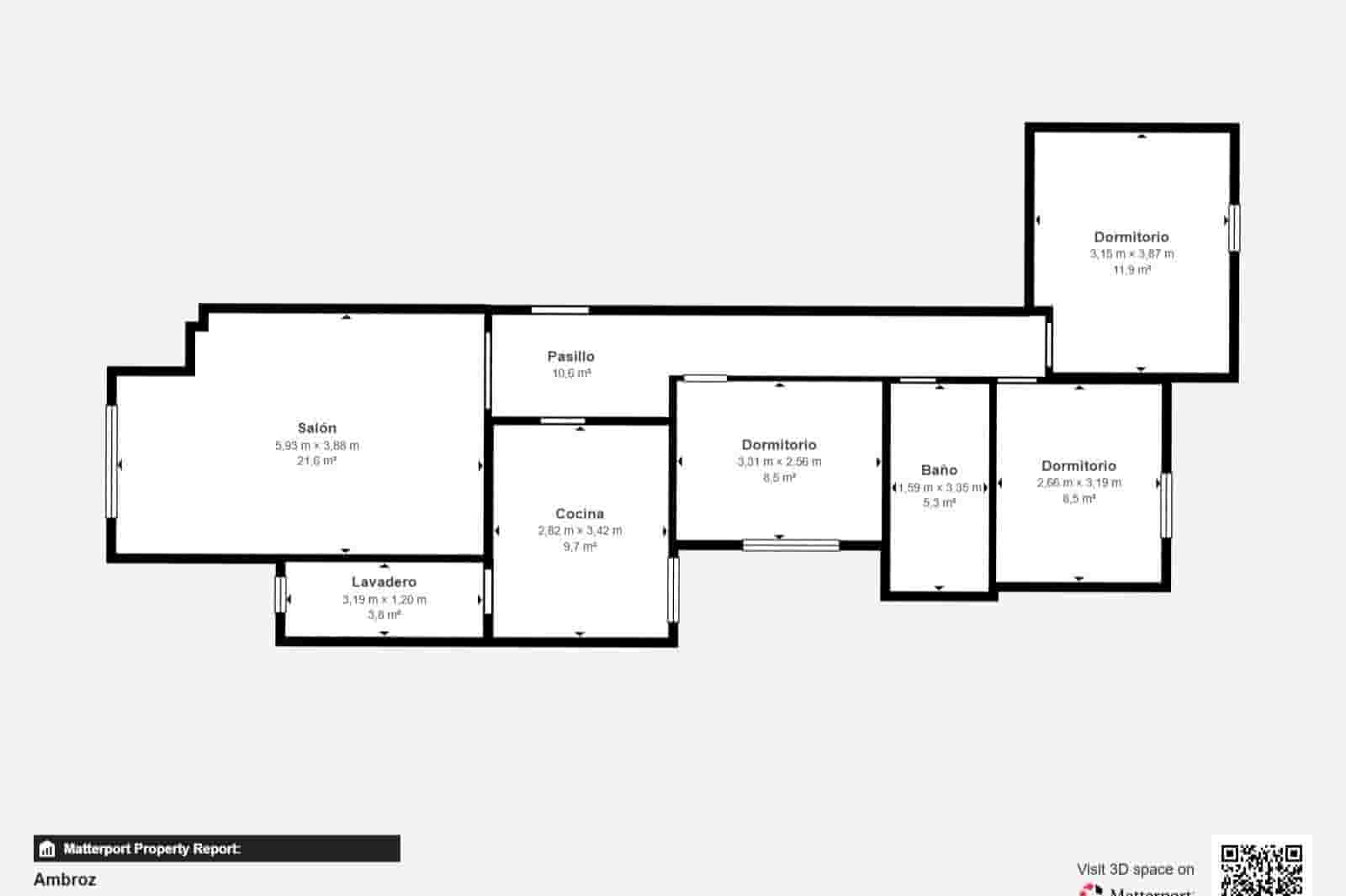 3 sypialnia Mieszkanie na sprzedaż w Ambroz z garażem - 189 900 € (Ref: 9797086)