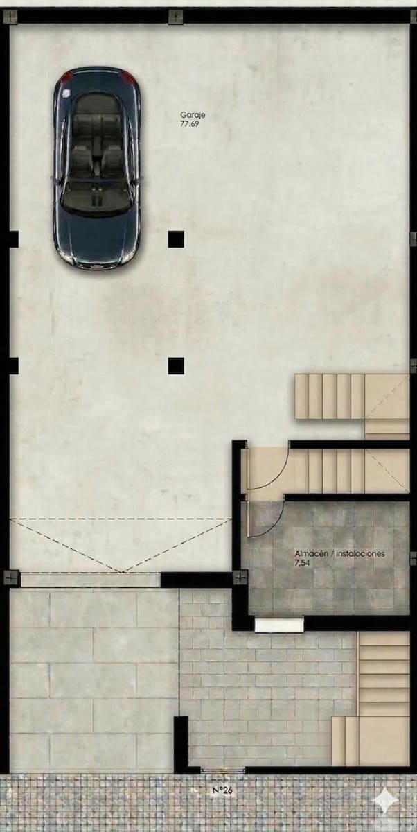 3 Zimmer Reihenhaus zu verkaufen in Belicena mit Garage - 248.000 € (Ref: 9799251)