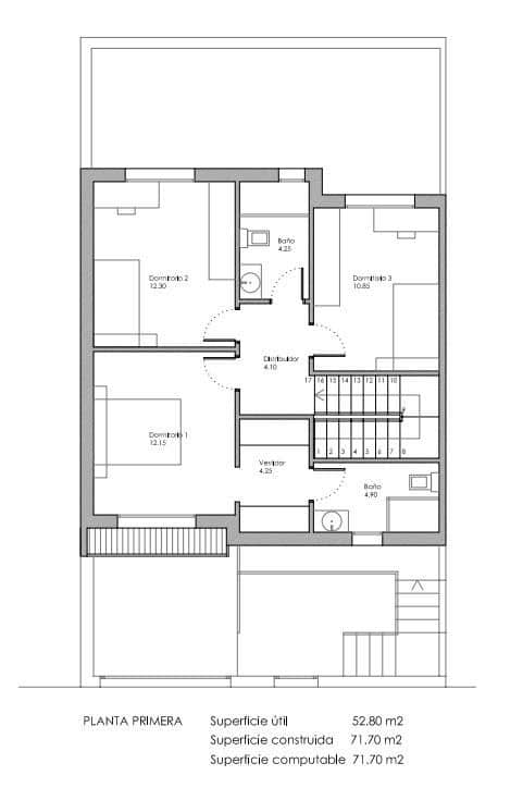 3 bedroom Terraced Villa for sale in Belicena with garage - € 270,000 (Ref: 9927401)