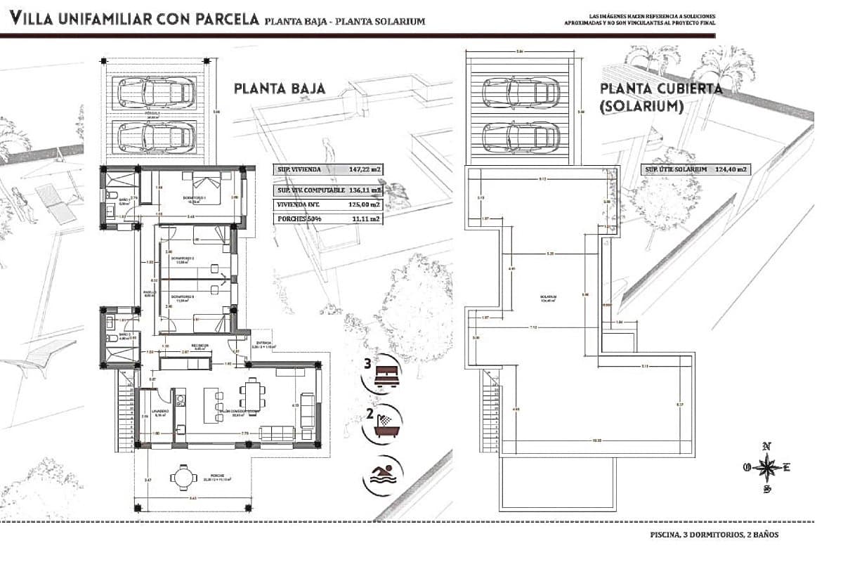 3 soveværelse Villa til salg i Jacarilla med swimmingpool garage - € 494.500 (Ref: 9706059)