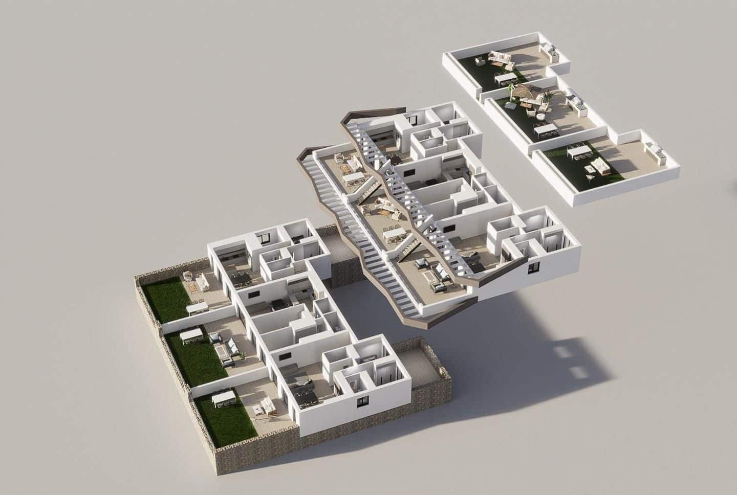 2 soveværelse Bungalow til salg i Finestrat med swimmingpool - € 429.900 (Ref: 8800894)