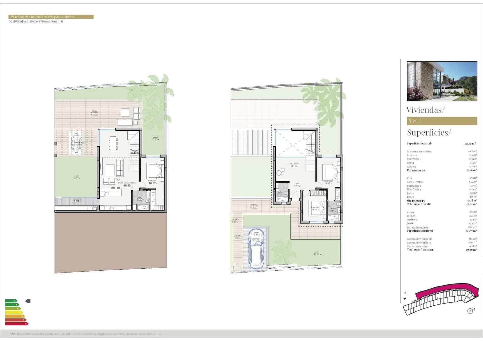 Chalet de 3 habitaciones en Polop en venta - 604.800 € (Ref: 8801009)