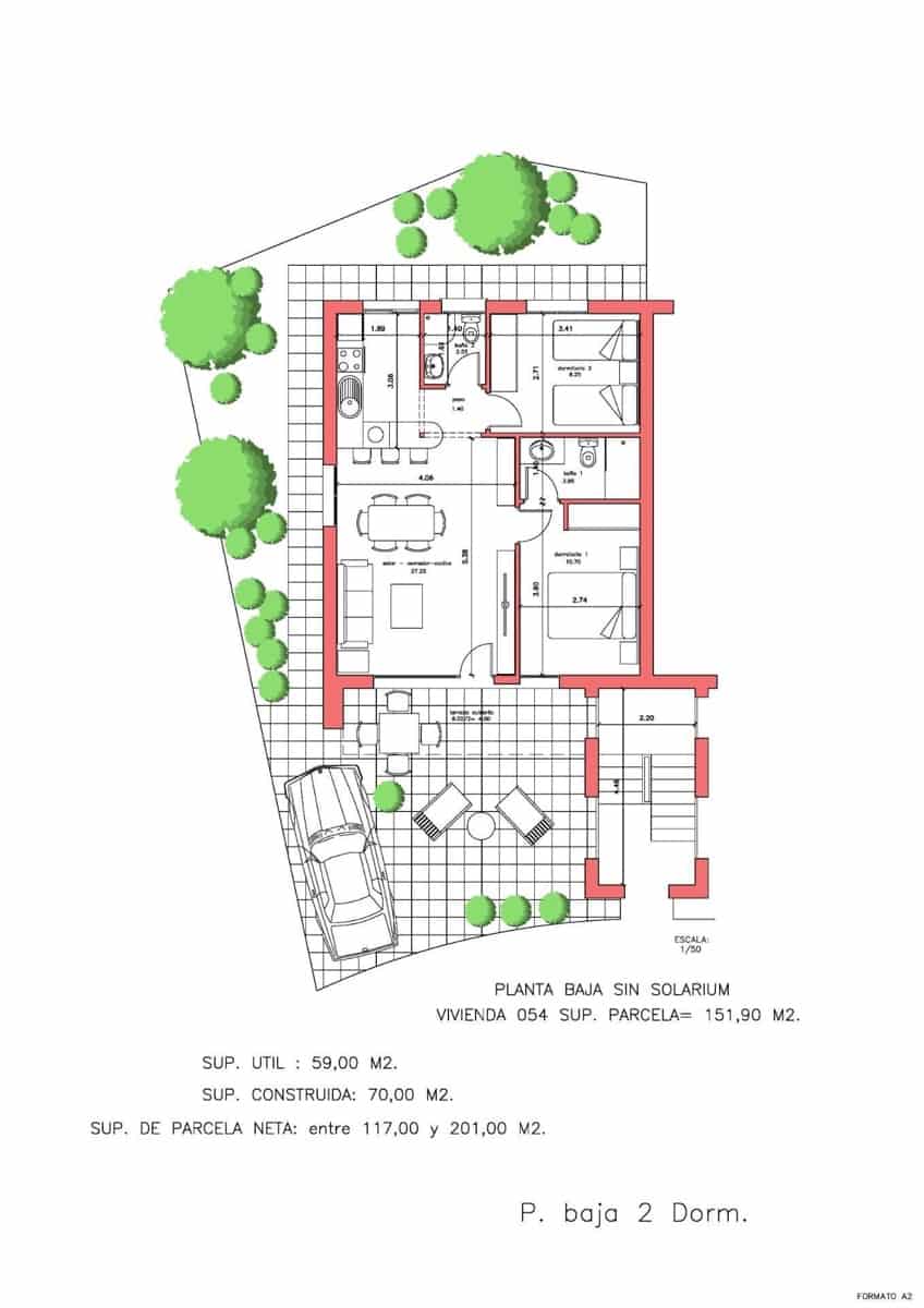2 camera da letto Bungalow in vendita in La Pinilla - 169.119 € (Rif: 8801250)