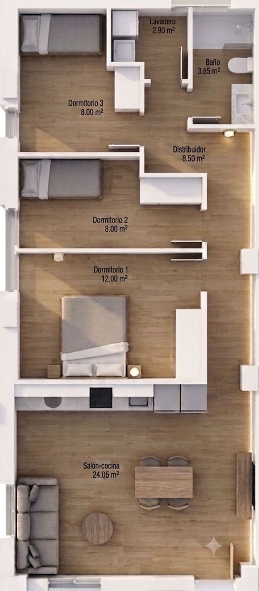 3 bedroom Flat for sale in Torrenueva - € 193,900 (Ref: 9921688)