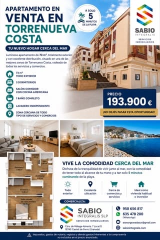 3 bedroom Flat for sale in Torrenueva - € 193,900 (Ref: 9921688)