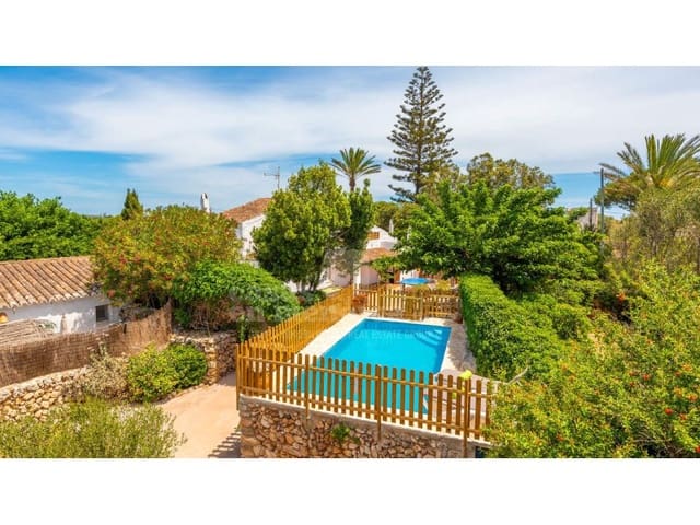 5 chambre Finca/Maison de Campagne à vendre à Trebaluger, Es Castell avec piscine - 995 000 € (Ref: 7962365)