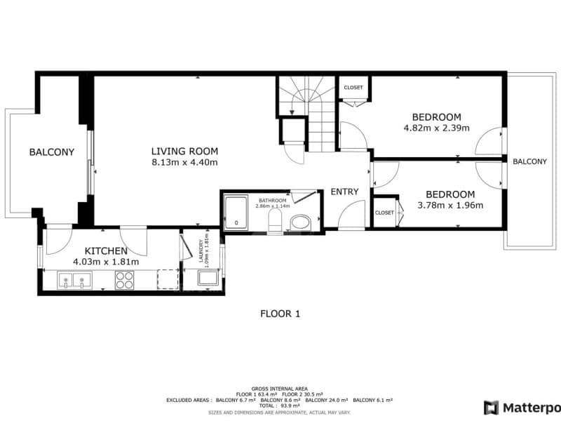 3 soveværelse Lejlighed til salg i Es Castell med swimmingpool garage - € 399.500 (Ref: 9081996)