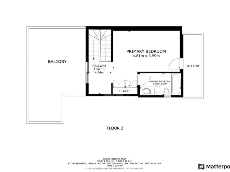 3 soveværelse Lejlighed til salg i Es Castell med swimmingpool garage - € 399.500 (Ref: 9081996)