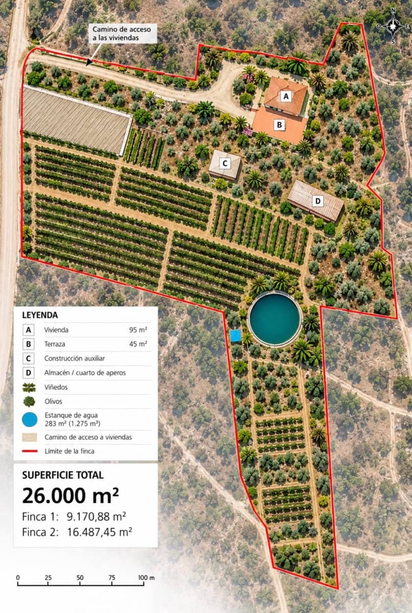 3 bedroom Finca/Country House for sale in Valsequillo with garage - € 800,000 (Ref: 10115885)