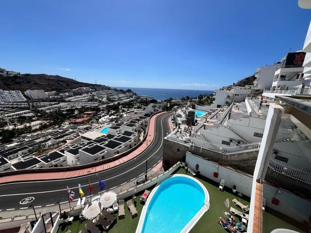 1 soveværelse Penthouse til leje i Puerto Rico, Mogán med swimmingpool - € 1.000 (Ref: 10147143)