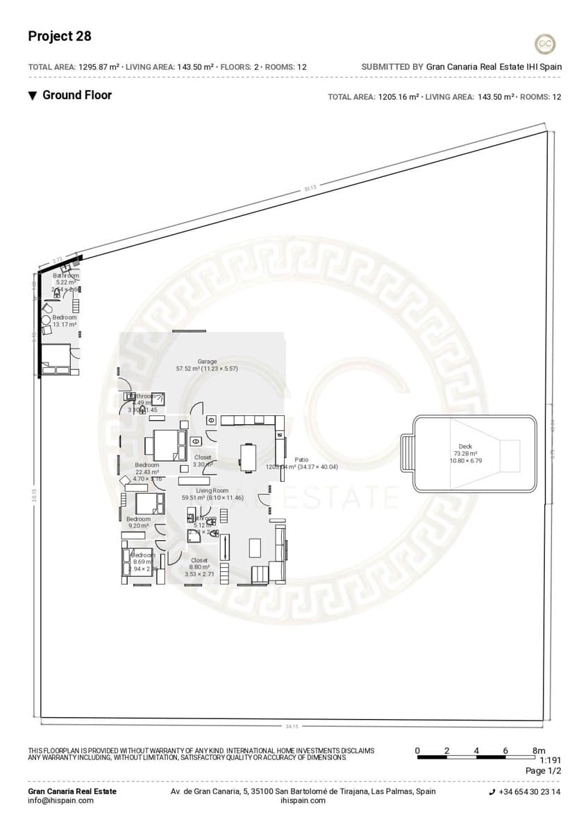 5 bedroom Villa for sale in El Salobre with pool garage - € 799,000 (Ref: 8363196)
