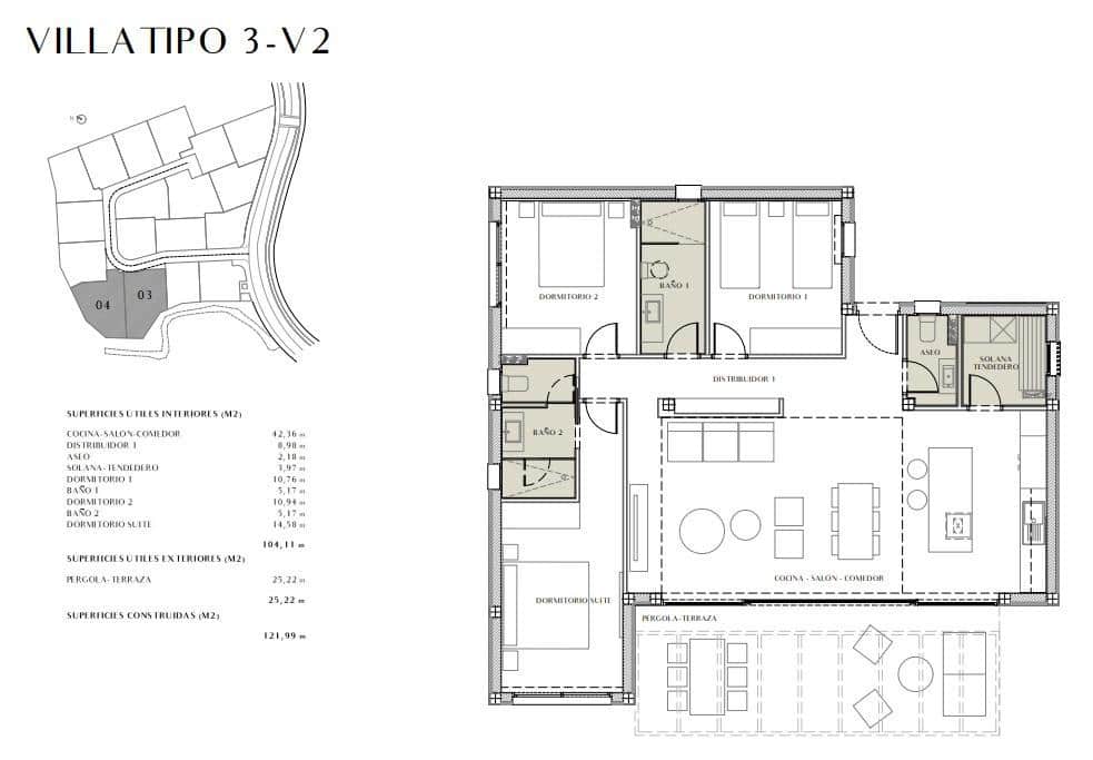 3 soveværelse Villa til salg i Playa del Ingles med swimmingpool garage - € 874.000 (Ref: 9220226)