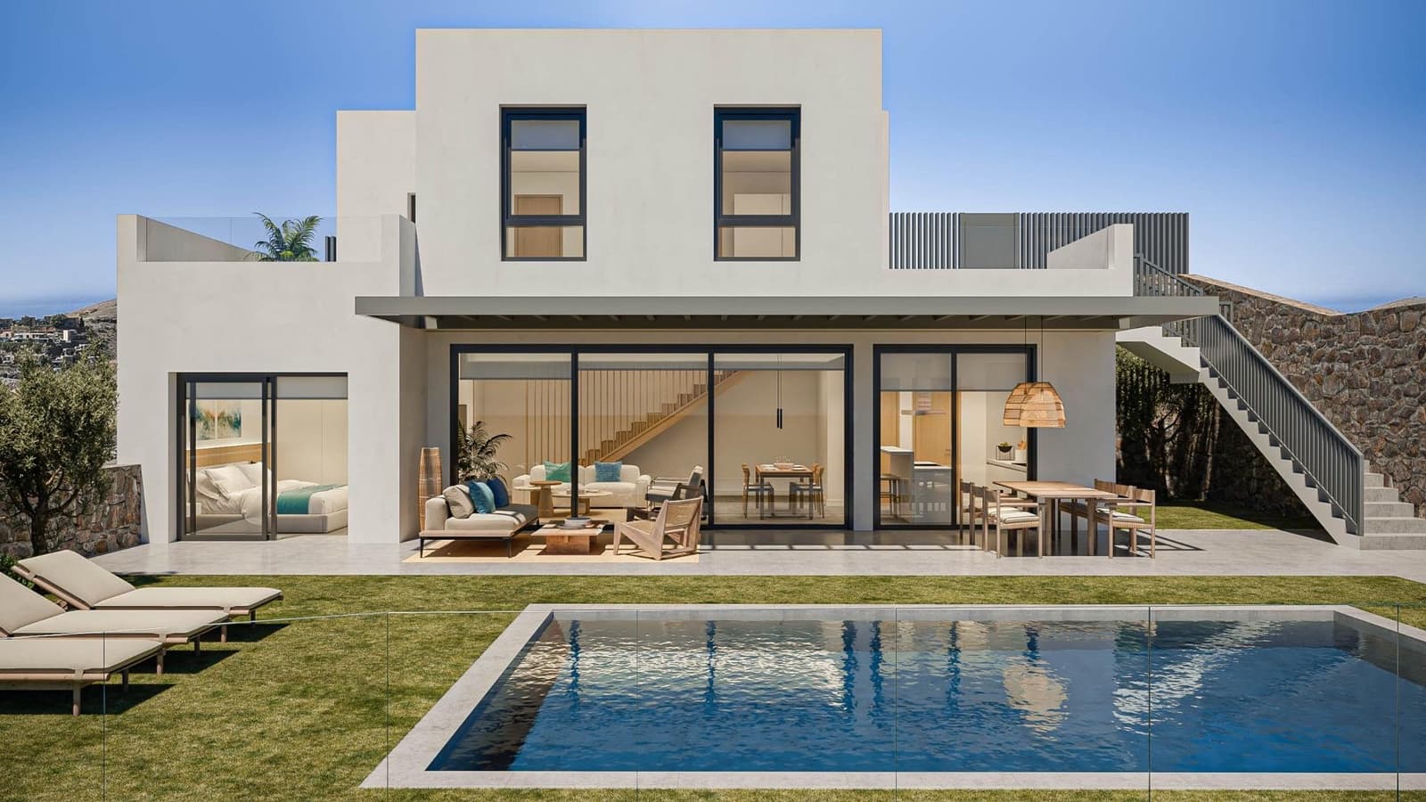 3 soveværelse Villa til salg i Playa del Ingles med swimmingpool garage - € 874.000 (Ref: 9220226)