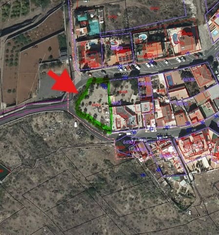 Bauplatz zu verkaufen in Tejina de Guia de Isora, Guía de Isora - 420.000 € (Ref: 10034862)