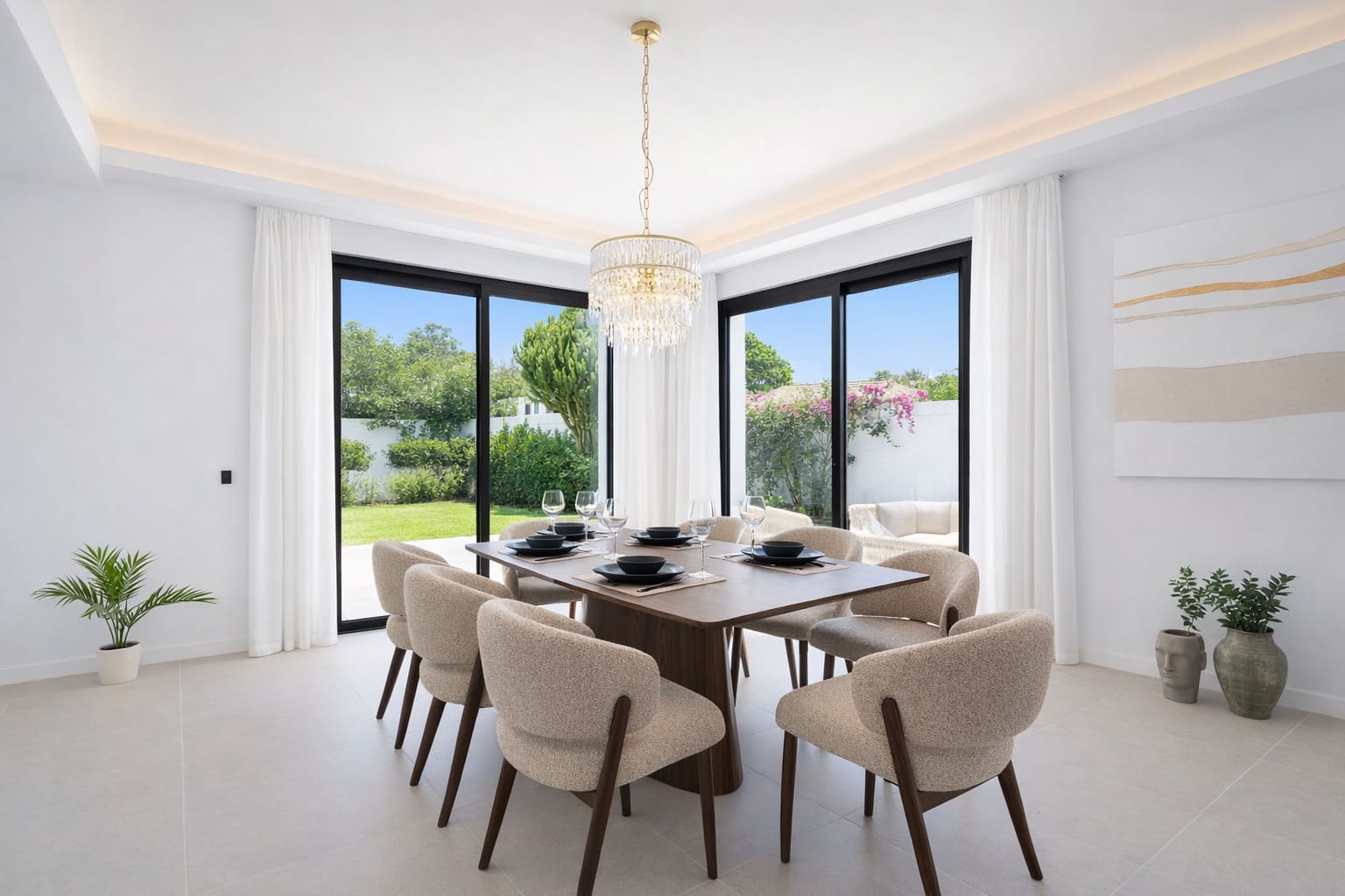 4 makuuhuone Huvila lomavuokrausta paikassa Marbella mukana uima-altaan 
autotalli - 10 000 € (Ref: 10006397)