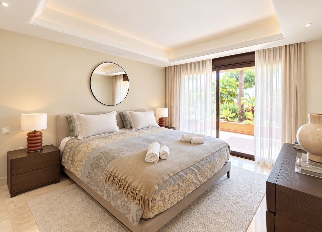3 bedroom Apartment for rent in Marbella with pool garage - € 5,500 (Ref: 10048973)
